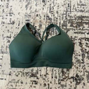 PINK green sports bra